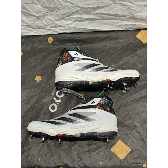 New Men 10 Adidas Julio Rodriguez x Adizero Impact+Cleats Floral Graphics IH2728 main image 8